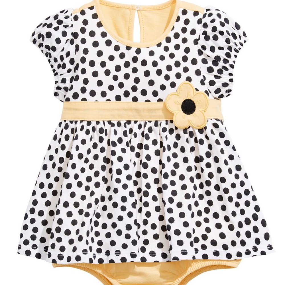 Baby Girls Skirted Romper